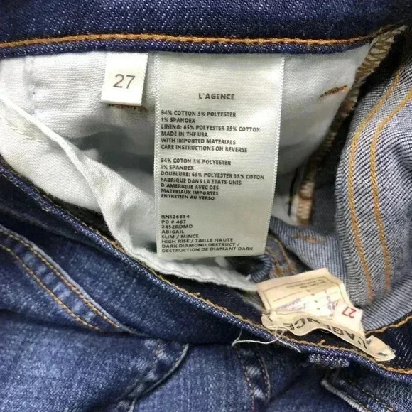 L'Agence  Skinny Jeans Distressed - Picture 10 of 11